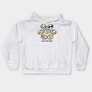 Smooth Like Butter with Emoticon Kids Hoodie